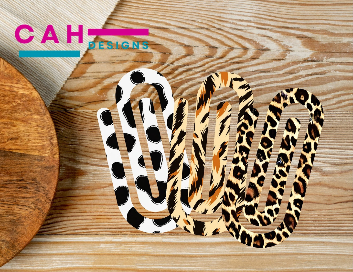 Jumbo Paperclip - Animal Prints