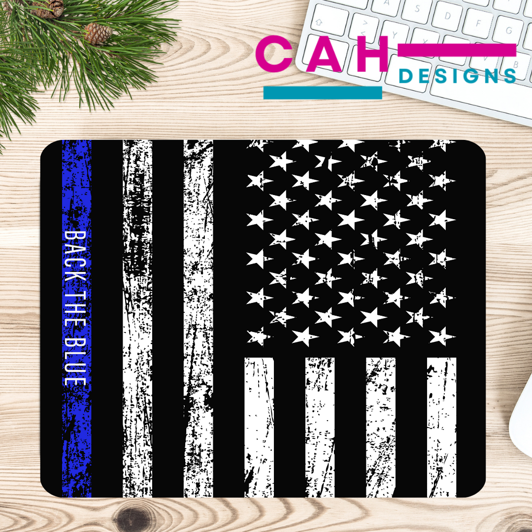 Personalized MousePads - Back the Blue