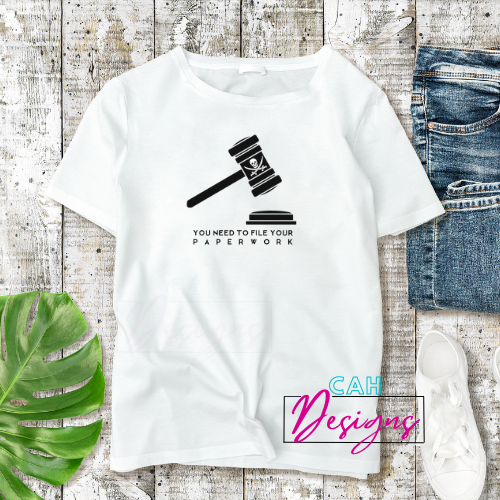 Paperwork Verdict T-Shirt Hearsay Collection - Non Bleached