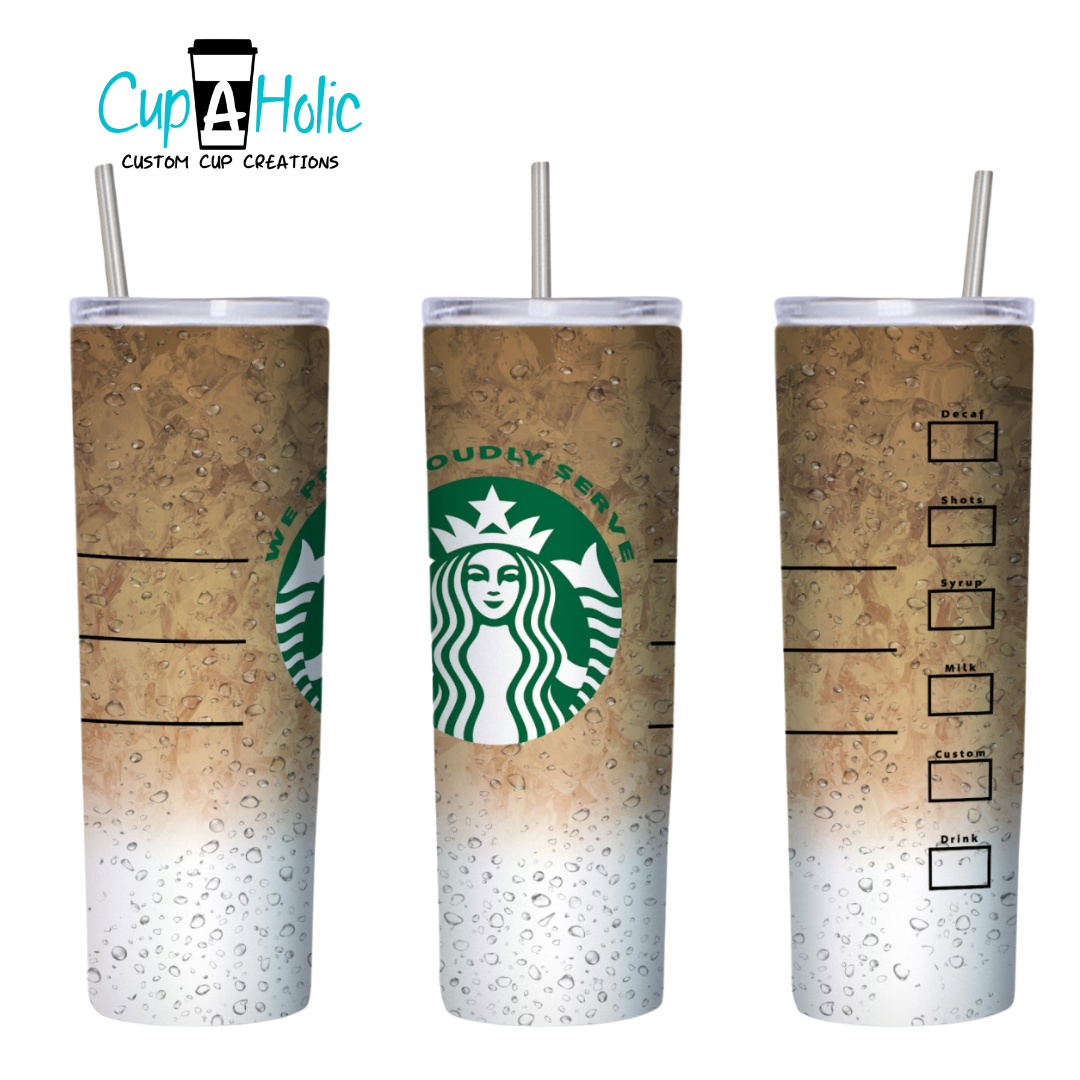 Coffee Drink Sublimation Tumbler