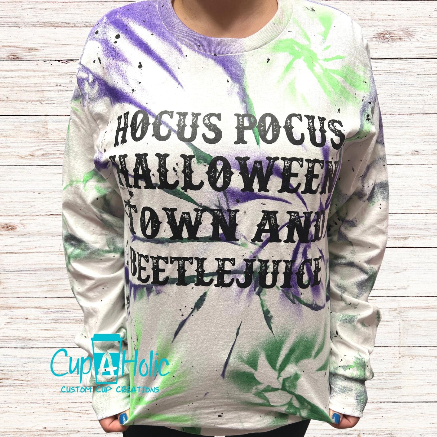 Halloween Favorites Tie-Dye Long Sleeve