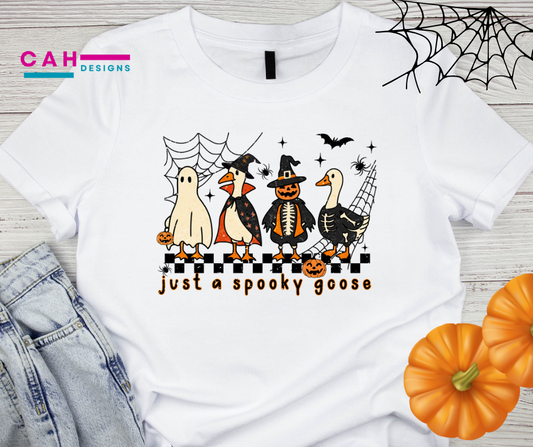 Halloween T-Shirt - Just a spooky goose