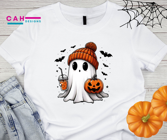 Halloween T-Shirt - Ghost Coffee