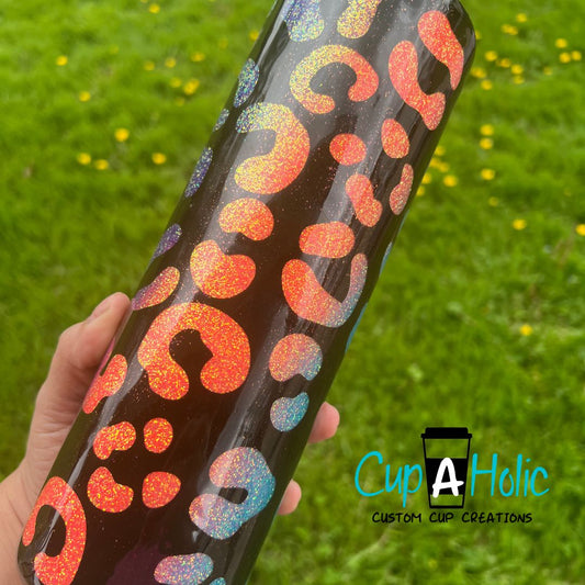 Glitter Cheetah Peek-A-Boo