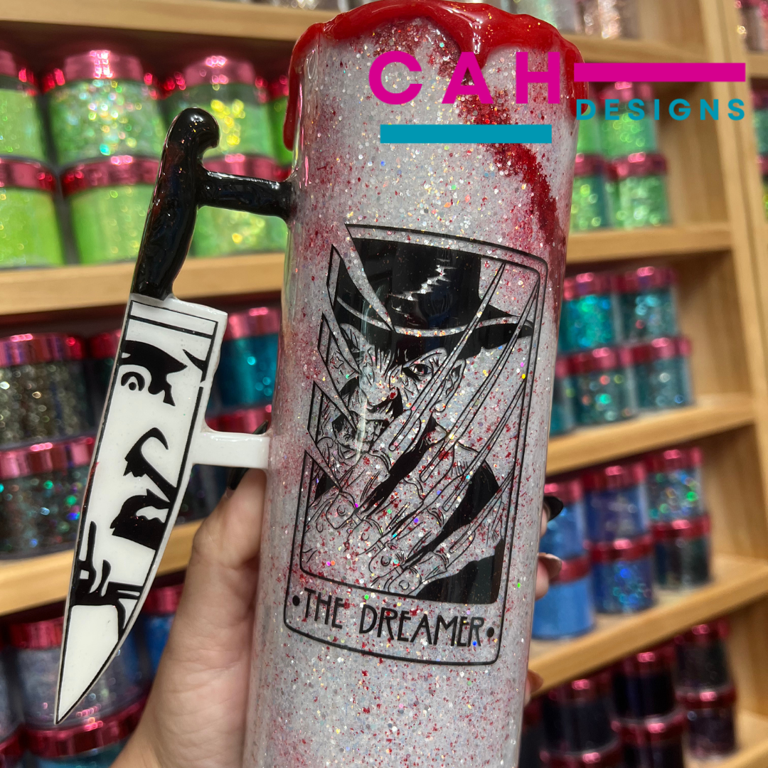 Knife Handled Spooky Tumbler