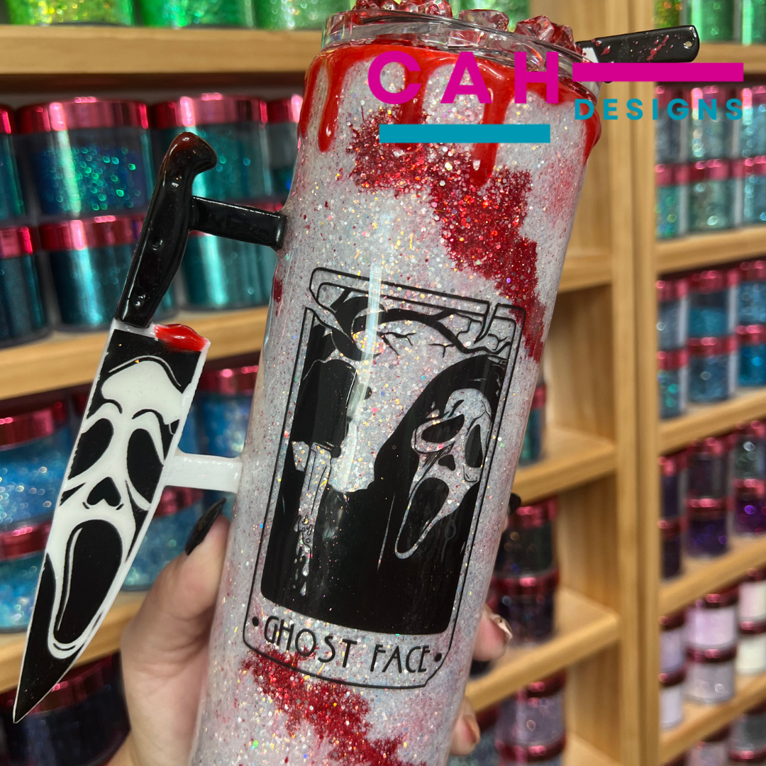 Knife Handled Spooky Tumbler