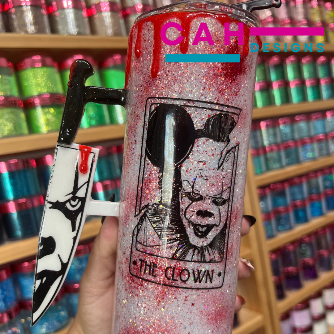 Knife Handled Spooky Tumbler