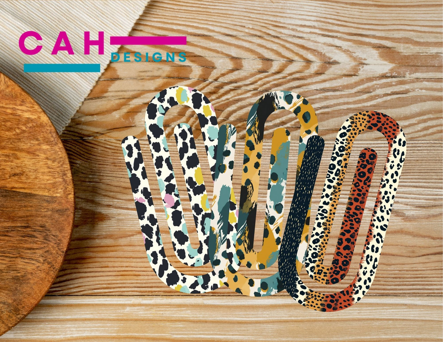 Jumbo Paperclip - Animal Prints