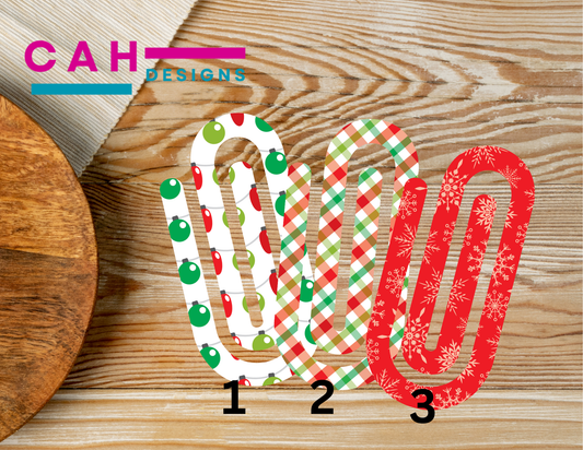 Jumbo Paperclip - Christmas