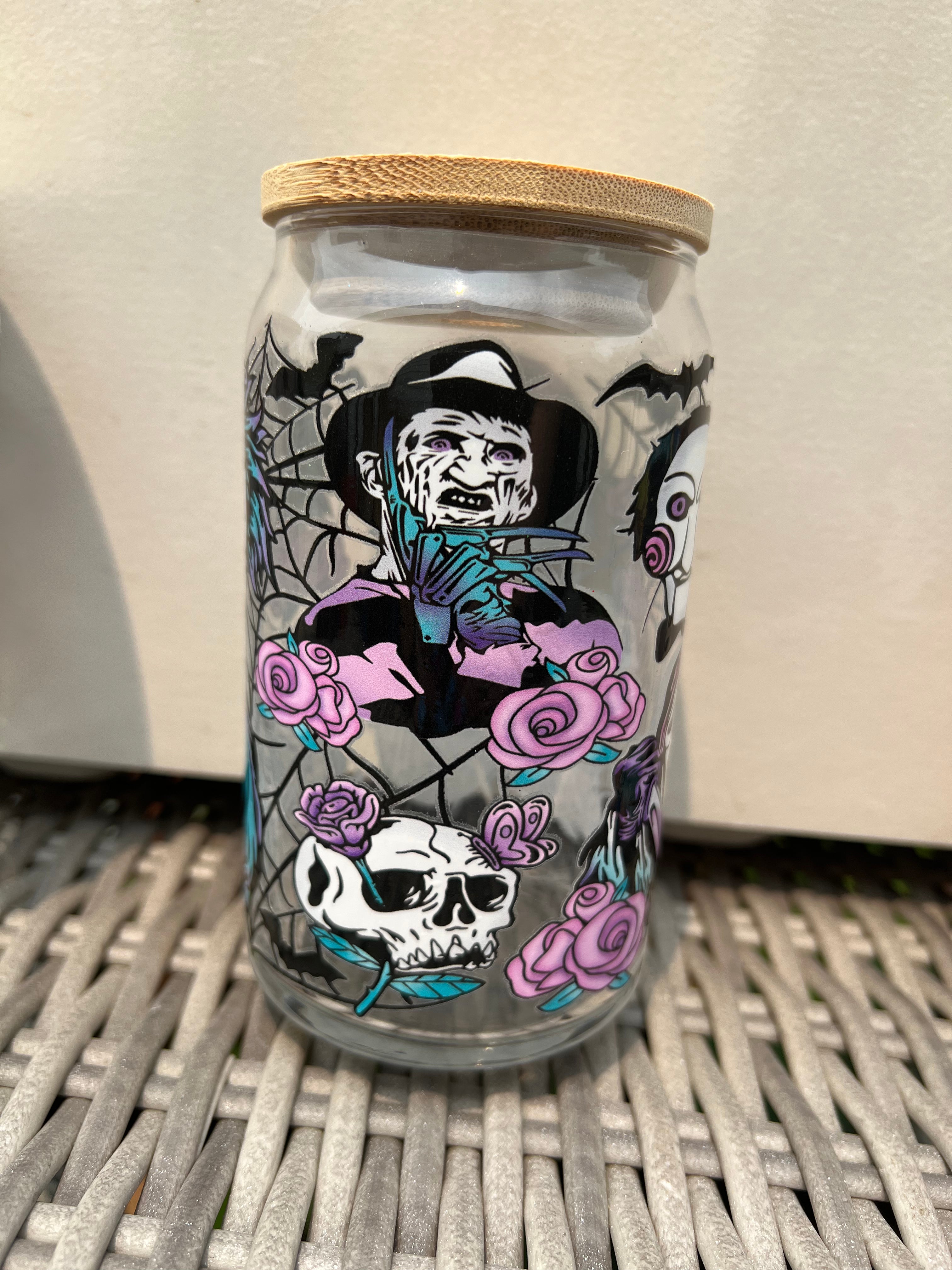 RTS - Pastel Spooky Boys Glass Can