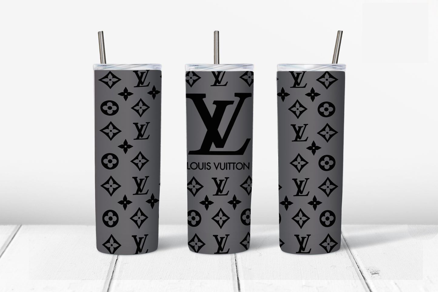 Designer Gray Sublimation Tumbler