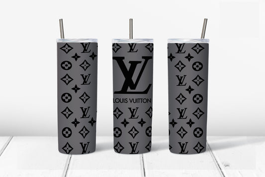 Designer Gray Sublimation Tumbler