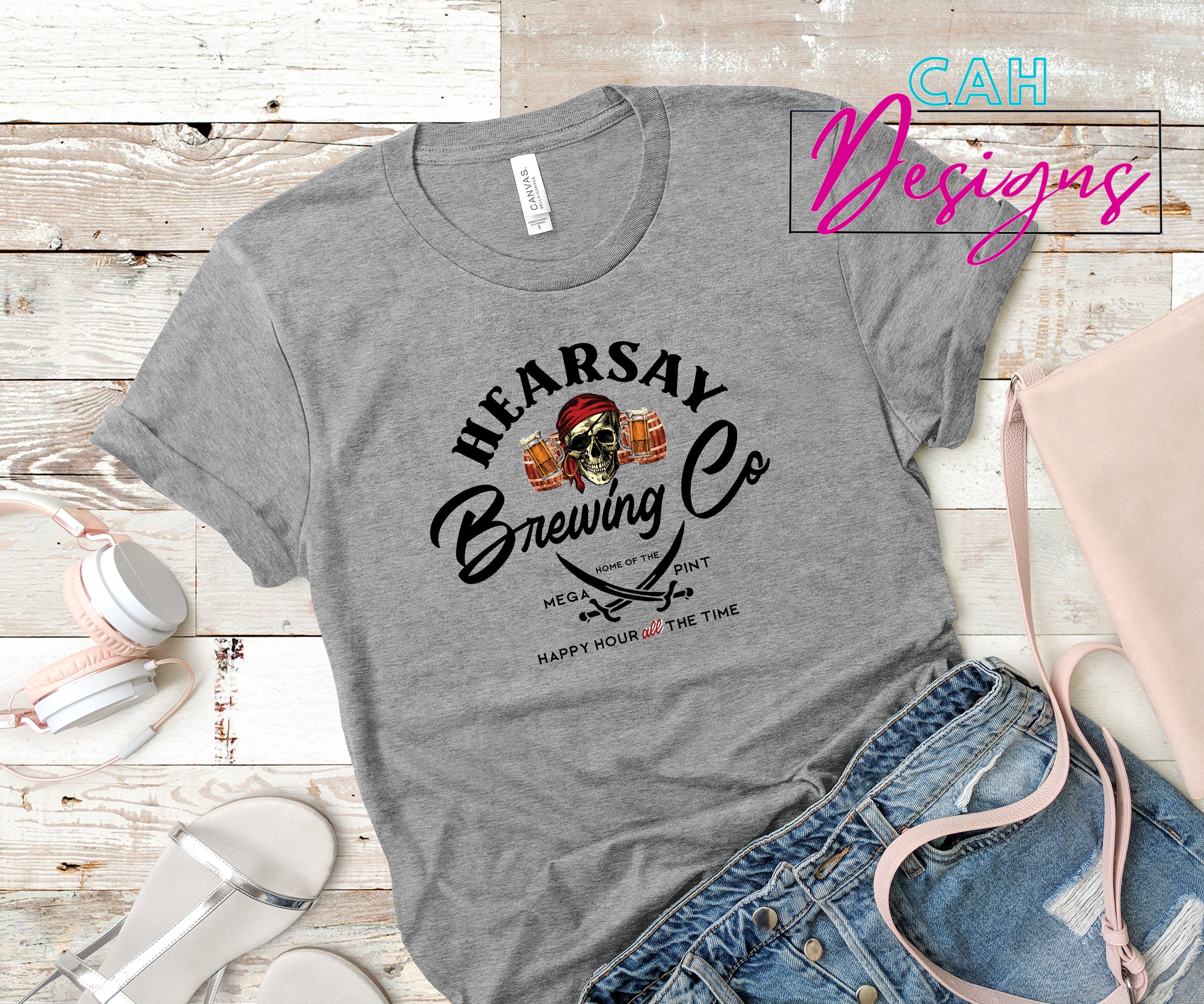 Hearsay Brewing Company T-Shirt - Non Bleached