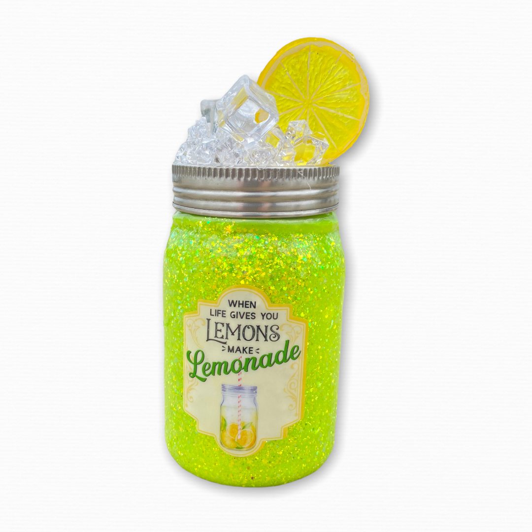 RTS - Mason Jar Lemonade with Topper