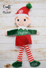 Christmas Plush Elf Personalized