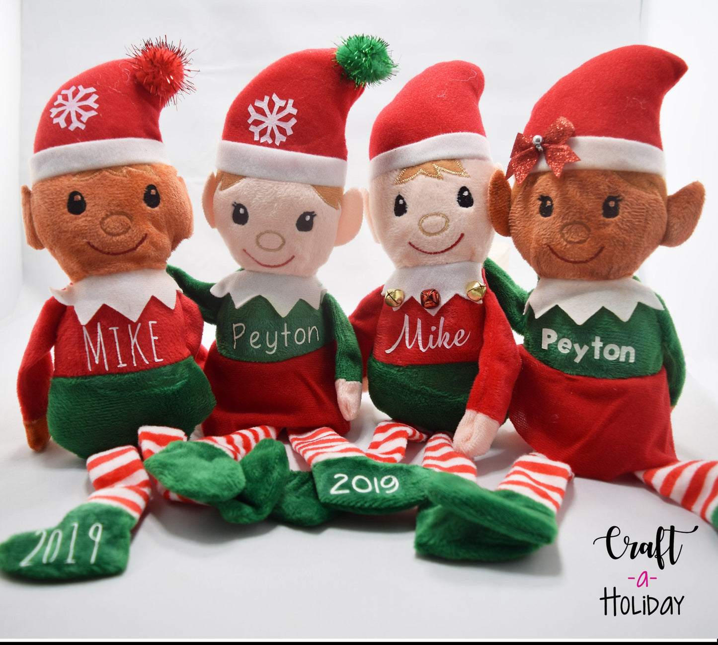 Christmas Plush Elf Personalized