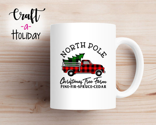 North Pole Christmas Coffee Mug