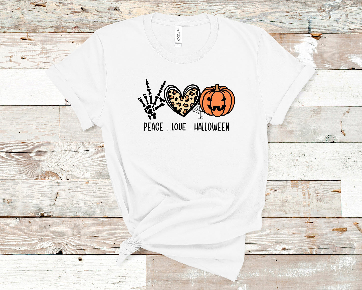 Peace, Love, Halloween Tshirt