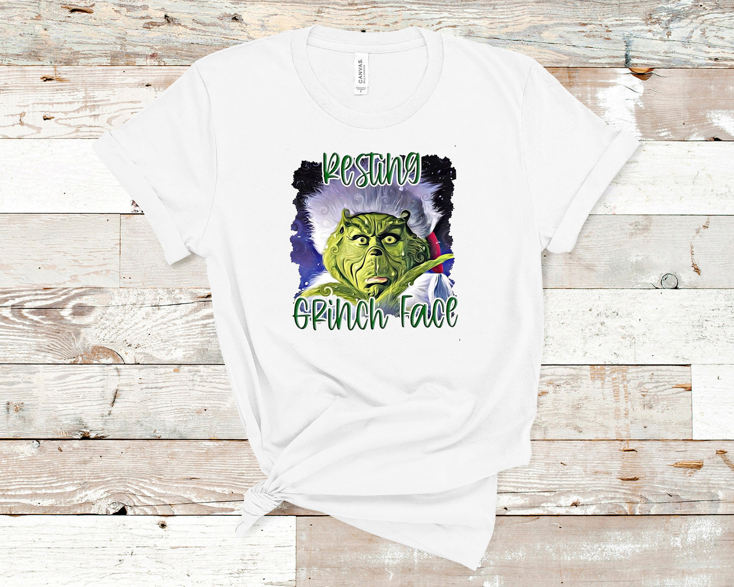 Resting Grinch Face Tshirt